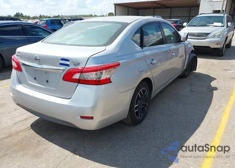 2015 Nissan Sentra S из США, поврежденный, VIN 3N1AB7AP0FY218685